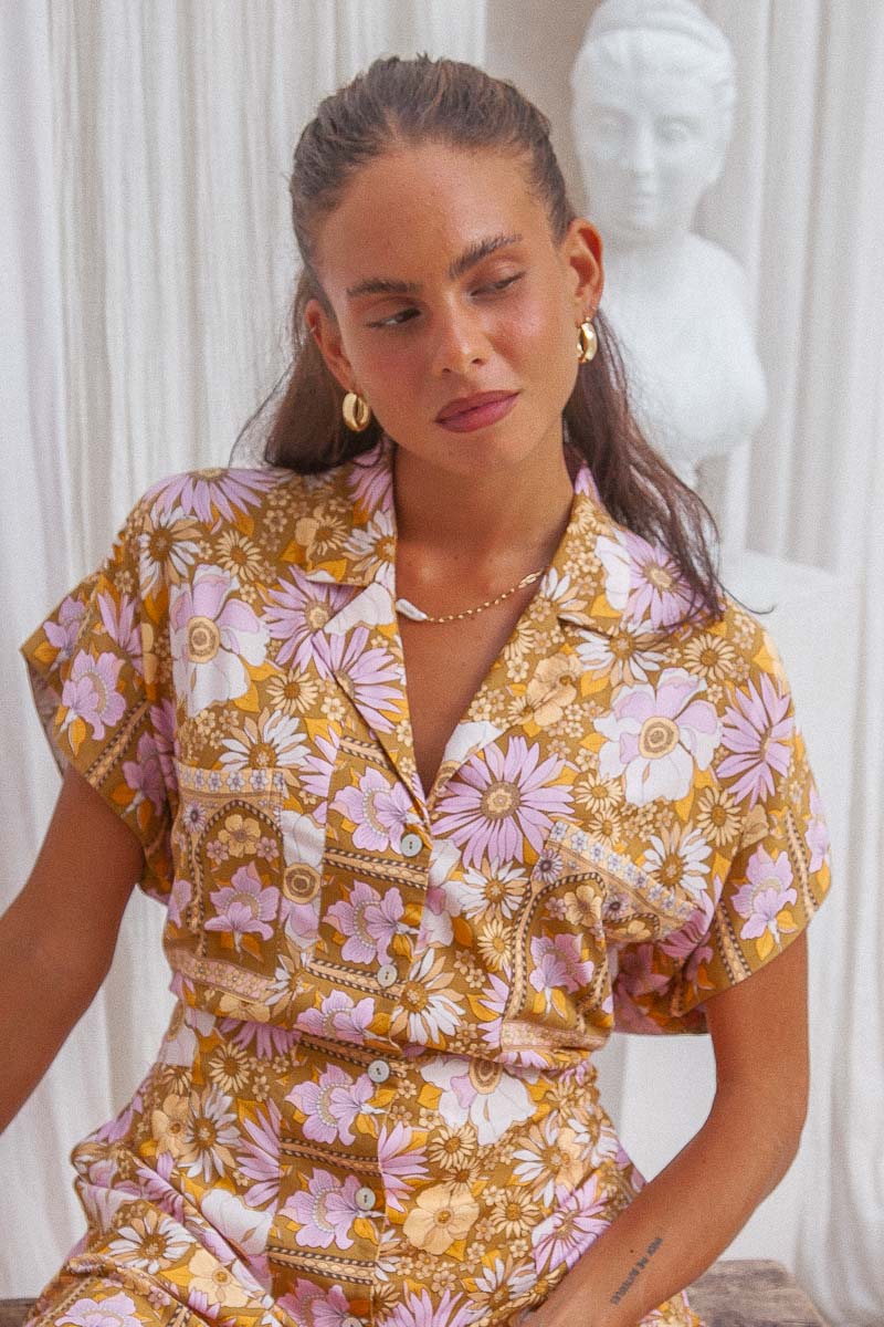 Leila Floral Shirt Dress- W/S Pack of 5