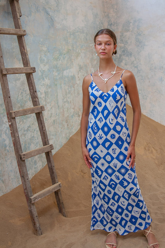 Sundance Maxi Dress - Cobalt